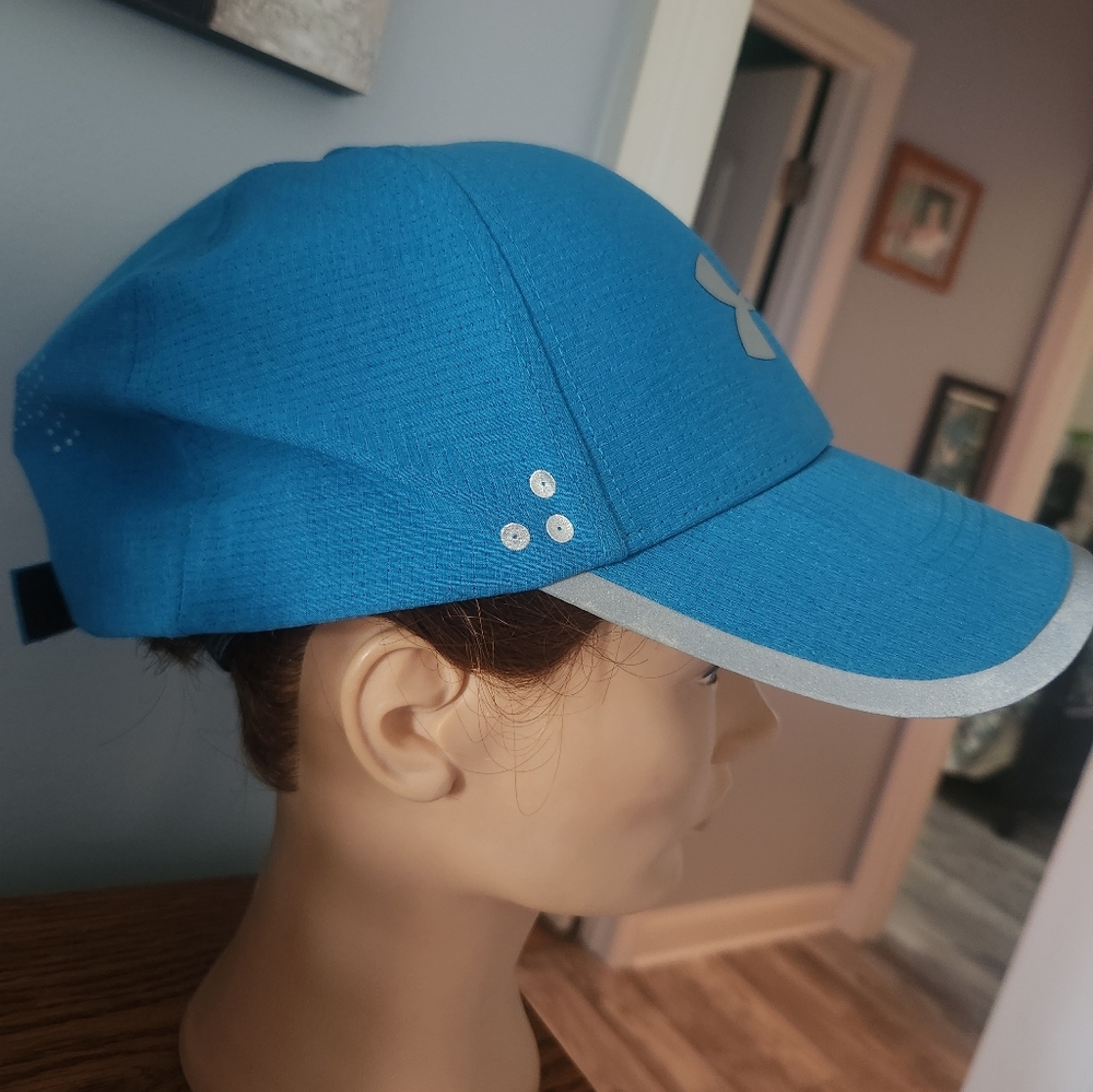 Nwot Under Armour Flash 2.0 Blue Cap size One Size Fits Most - Picture 2 of 6